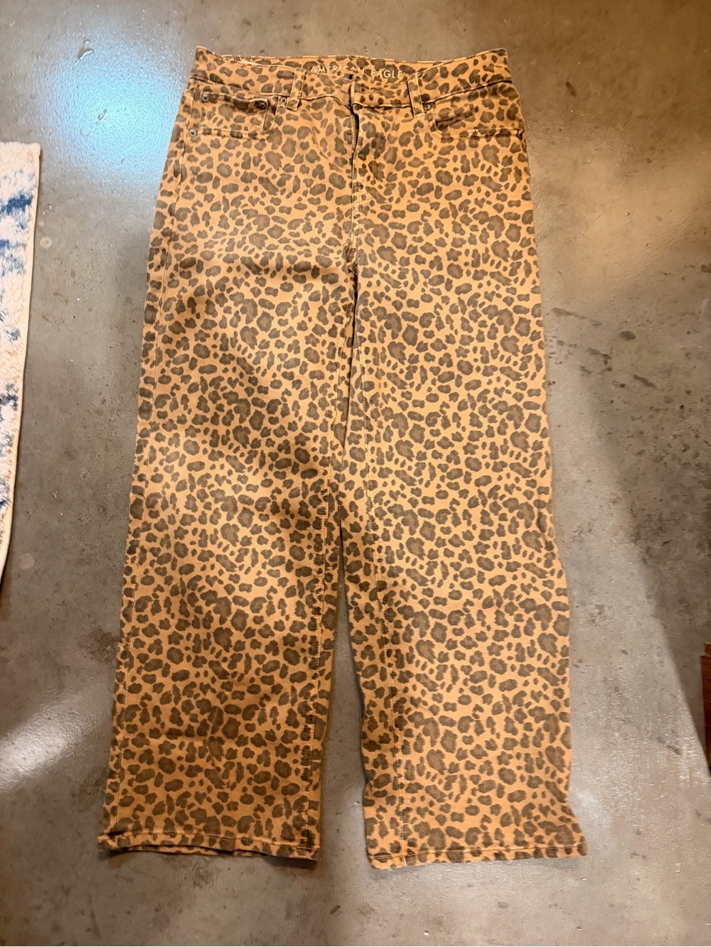 American Eagle High Rise Cheetah Pants